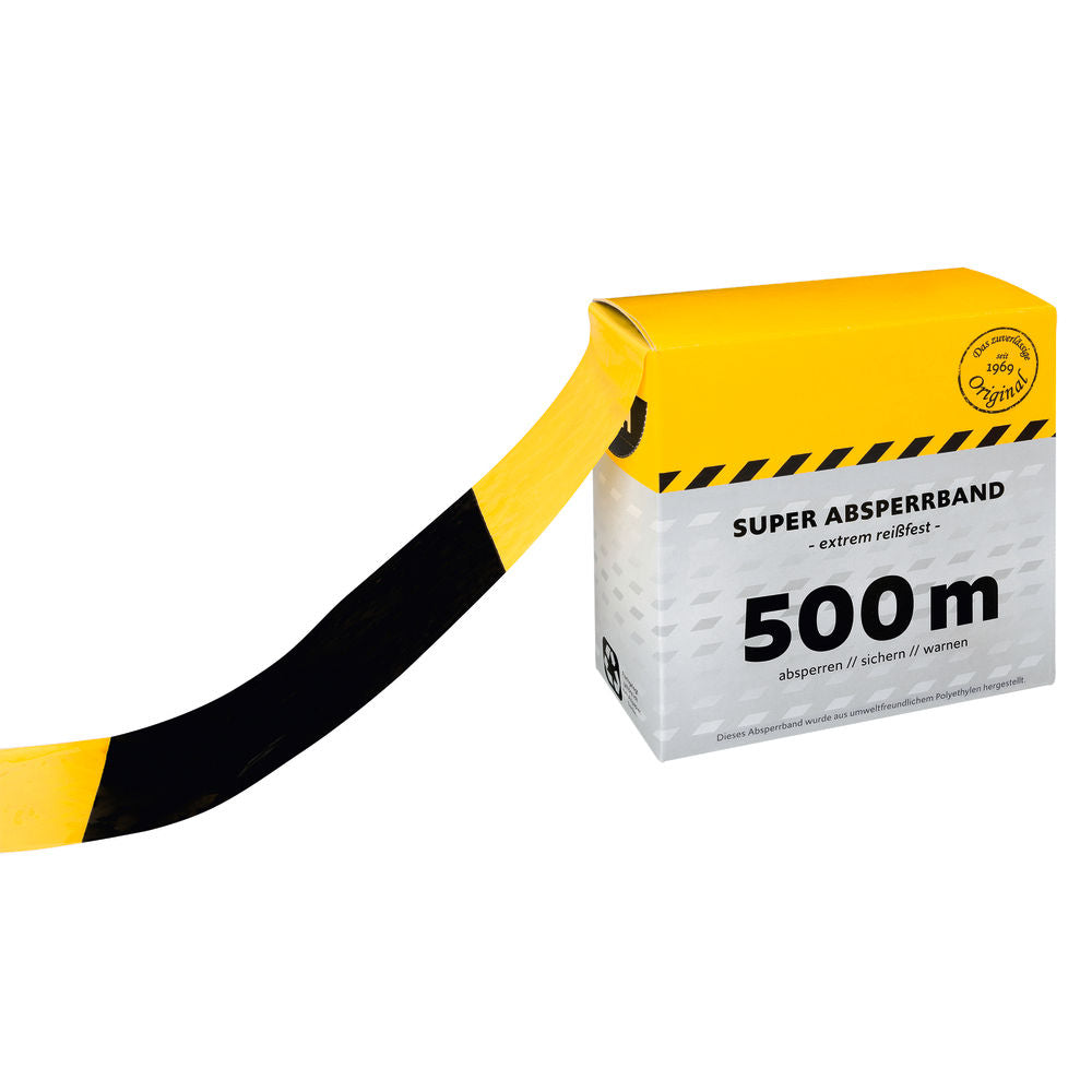 Barijerna Traka DENIOS 311260W 80 mm x 500 m Crno-žuta