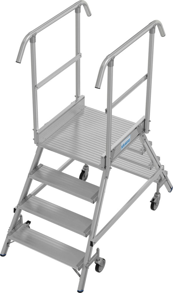 KRAUSE Aluminijumske Merdevine sa Platformom 2 x 4 Stepenika 312171W