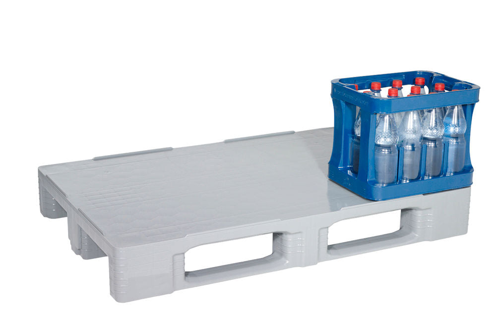 DENIOS Higijenska Paleta od HDPE Plastike Svetlosiva 312652W