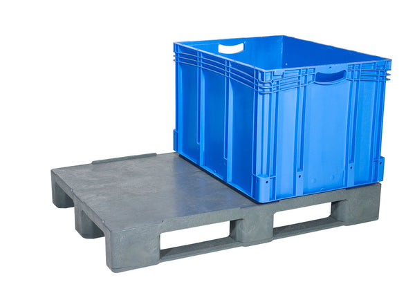 DENIOS Univerzalna Paleta od Reciklirane Plastike Siva 312646W