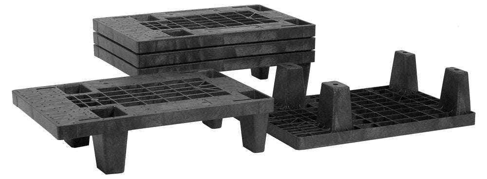 DENIOS Displej Paleta od Reciklirane Plastike Crna 312630W