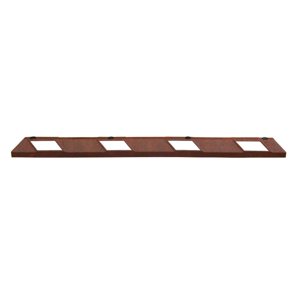 Parkplatzbegrenzung Radstopp Park-AID DENIOS 311225W 180 x 15 x 10 cm Crveno-bela