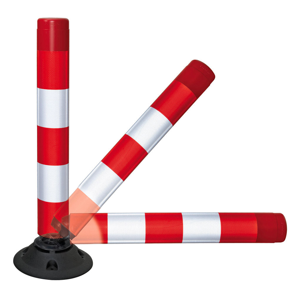Samonivelirajući Vodeći Cilindar FlexPin Plastika Ø 100 mm Crveno/Beli Moravia 311252W