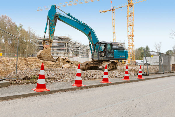 Saobraćajni čunj Moravia 311277W 50 cm Crveno-beli