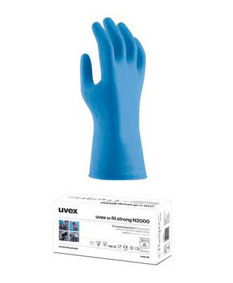 Jednokratne Rukavice uvex u-fit strong N2000 Nitril Kat. III 0,2 mm 25 Pari