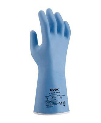 Hemijske Zaštitne Rukavice uvex u-chem 3300 Kategorija III 33 cm Veličina 8 10 Pari