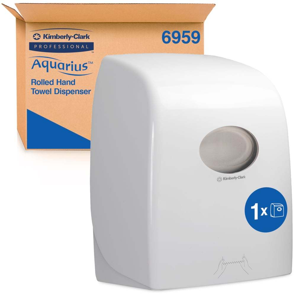 Kimberly-Clark Aquarius™ Beskontaktni Dispenzer za Rolne Papirnih Ubrusa 6959 Beli
