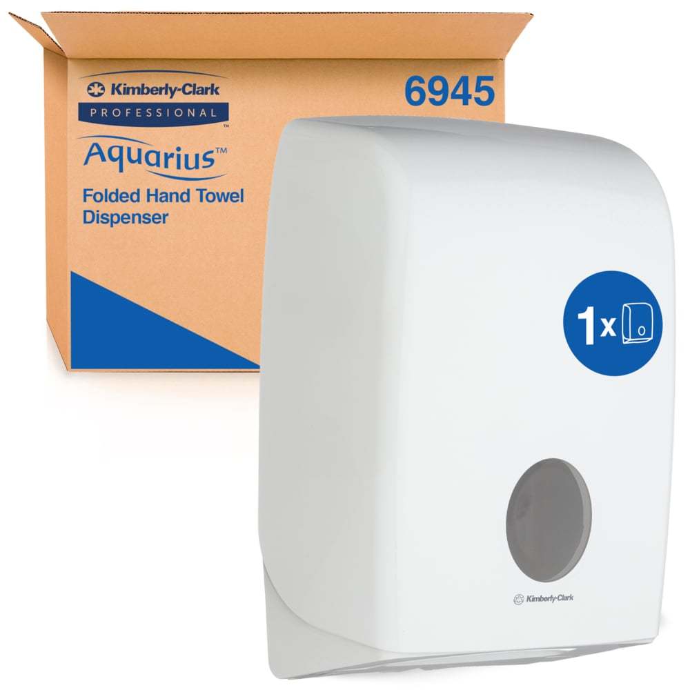 Kimberly-Clark Aquarius™ Dispenzer za Papirne Ubruse sa C-Faltovanjem 6945 Beli
