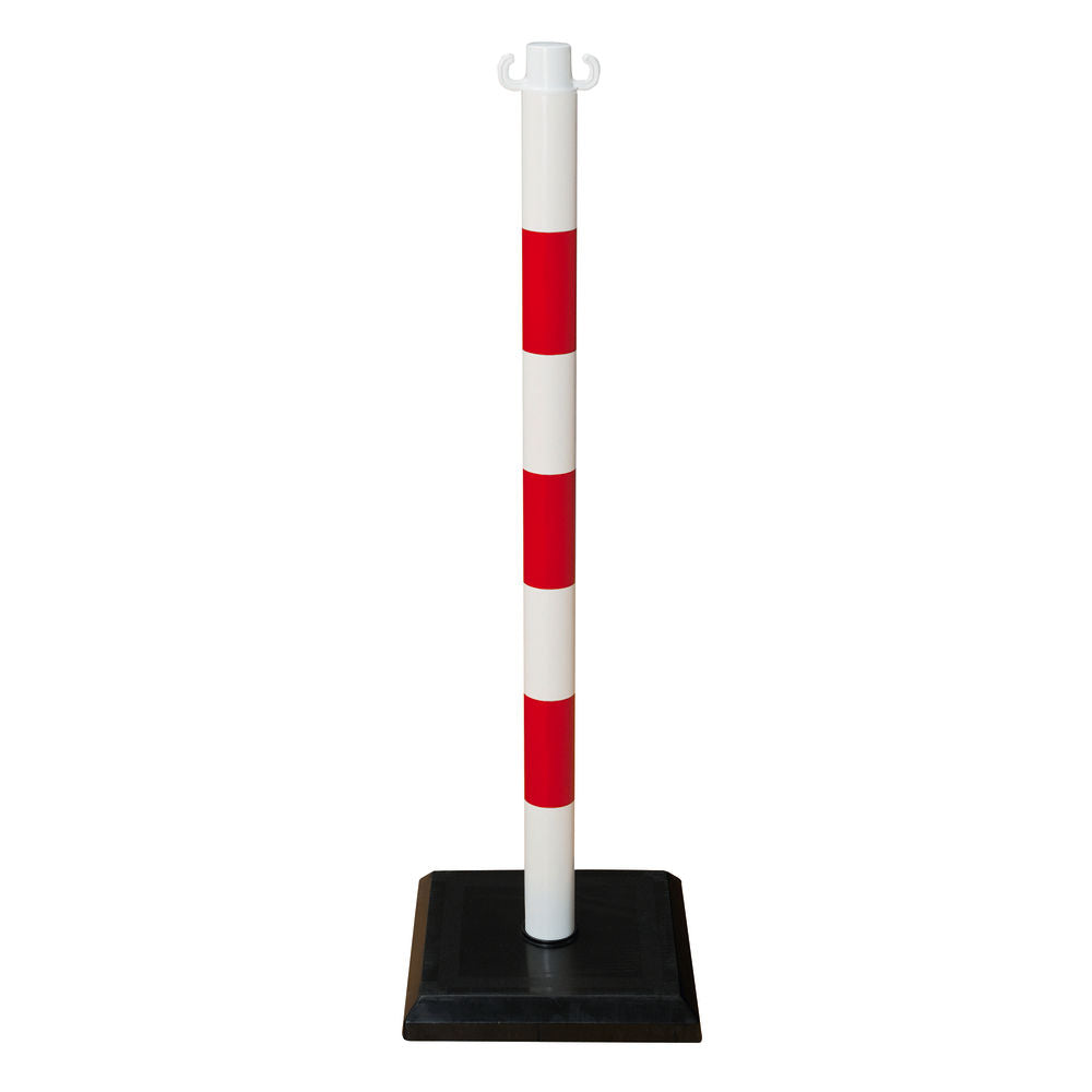 Ketten-Warnständer Set 4 Komada Plastični Lanac 12,5 m Crveno/Bela Moravia