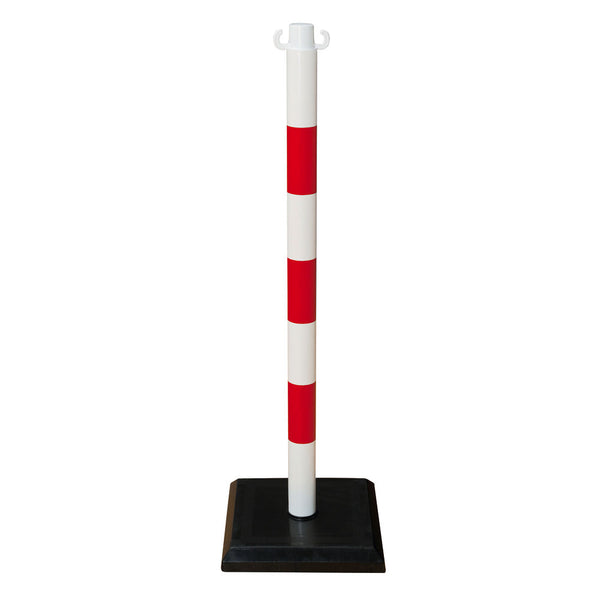 Ketten-Warnständer Set 4 Komada Plastični Lanac 12,5 m Crveno/Bela Moravia