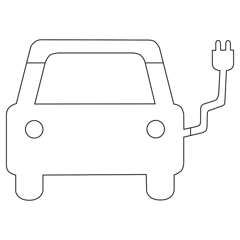 Komplet šablona za podno obeležavanje DENIOS E-Parking 1000 x 700 mm 311162W