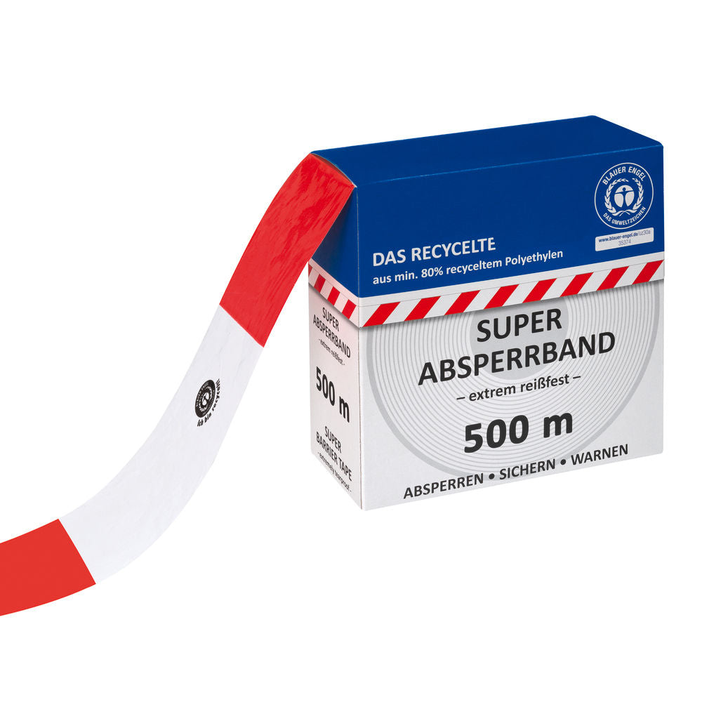 Barijerna Traka DENIOS 311261W 80 mm x 500 m Crvena