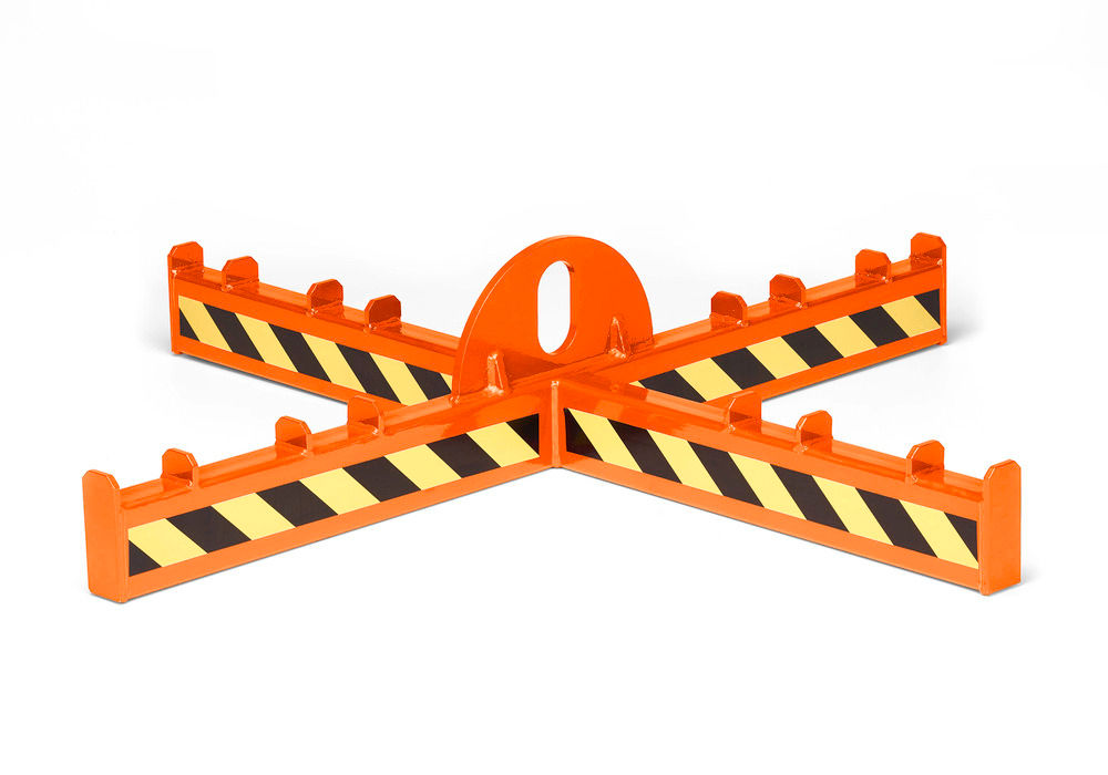 Big Bag Traversa za Kranski Transport Nosivost 1000 kg DENIOS 314052W 1270 x 1270 x 250 mm Narandžasta