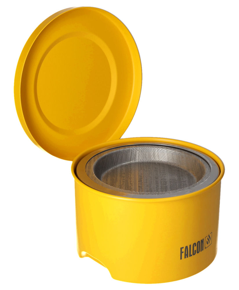FALCON čistač sitnih delova od čelika lakiran sa potapajućim sitom 4 l 255 x 264 x 152 mm 282405W