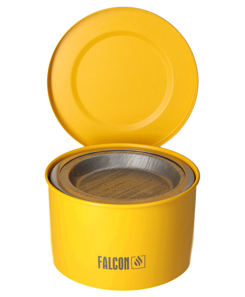 FALCON čistač sitnih delova od čelika lakiran sa potapajućim sitom 4 l 255 x 264 x 152 mm 282405W