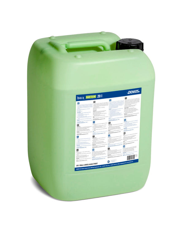 bio.x ready-to-use Set za prvo punjenje sredstvo za čišćenje i odmašćivanje za bio.x stolove za čišćenje 5 x 20 l 130030W