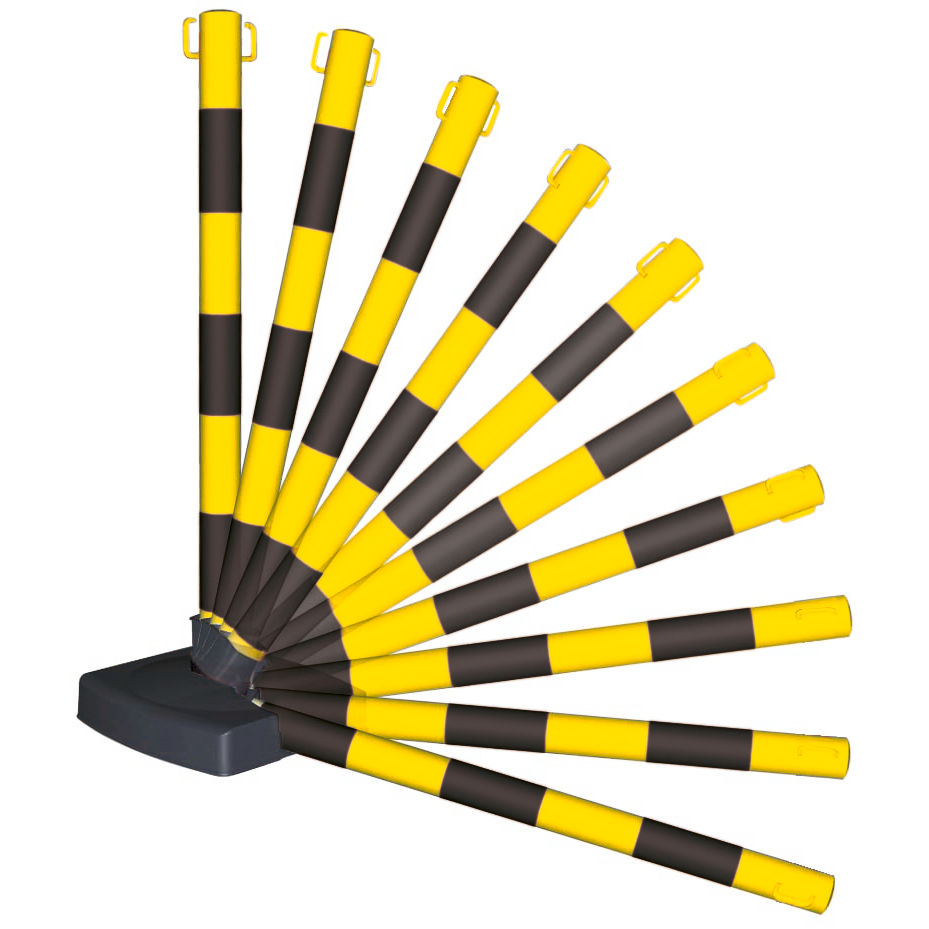 Set Lančanih Stalak Upozorenja Plastika 4 Stuba 10 m Ø 50 mm Moravia 310978W