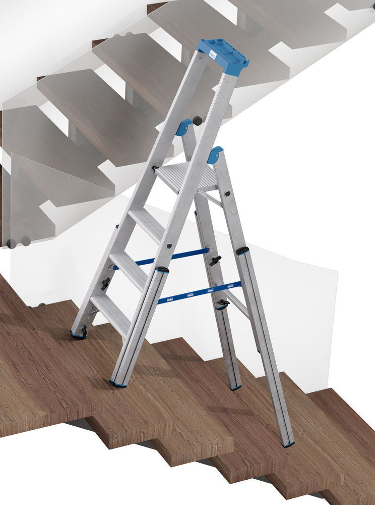 KRAUSE Aluminijumske Teleskopske Merdevine 1 x 4 Gazišta 316831W