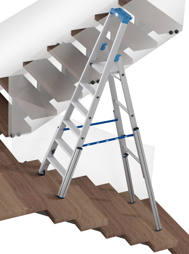 KRAUSE Aluminijumske Teleskopske Merdevine 1 x 6 Gazišta 316833W