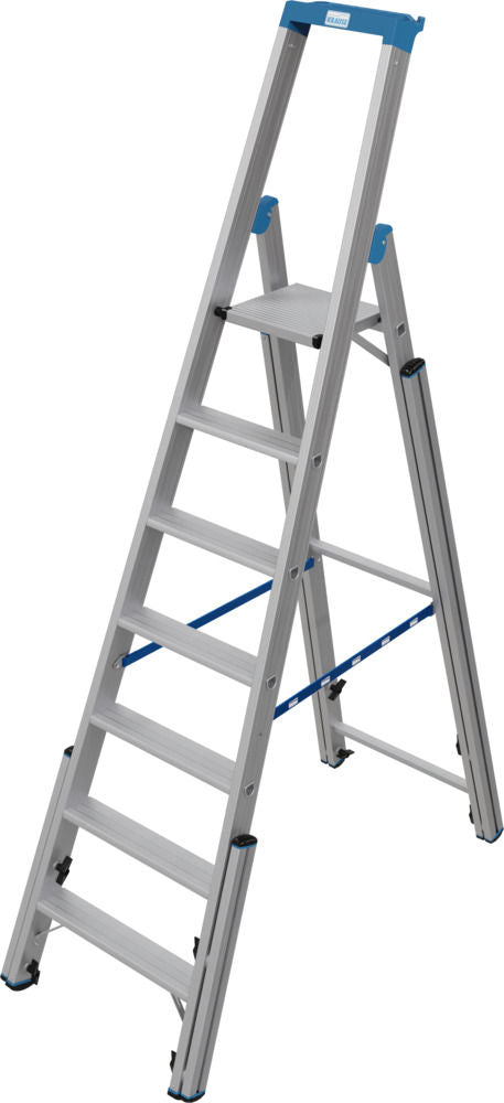 KRAUSE Aluminijumske Teleskopske Samostojeće Merdevine 7 Stepenika 316834W
