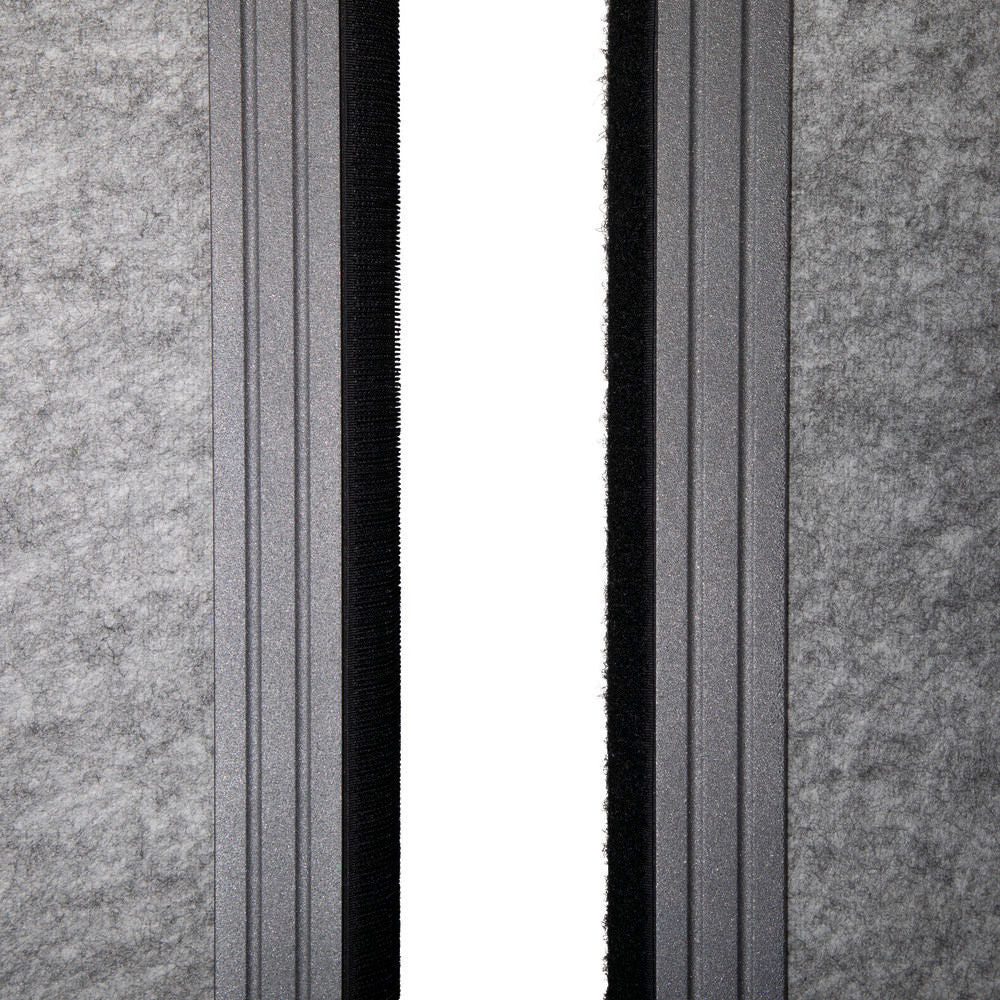 Akustična Pregradna Stena MAULconnecto 1000 x 1820 mm Tamnosiva Sa Postoljem Ram Antracit DENIOS 318137W