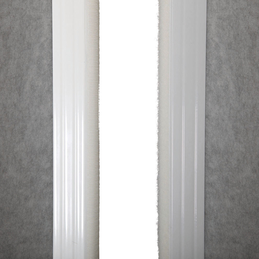 Akustična Pregradna Stena MAULconnecto 1000 x 1820 mm Svetlosiva Sa Whiteboardom Na Točkovima Ram Beli DENIOS 318150W