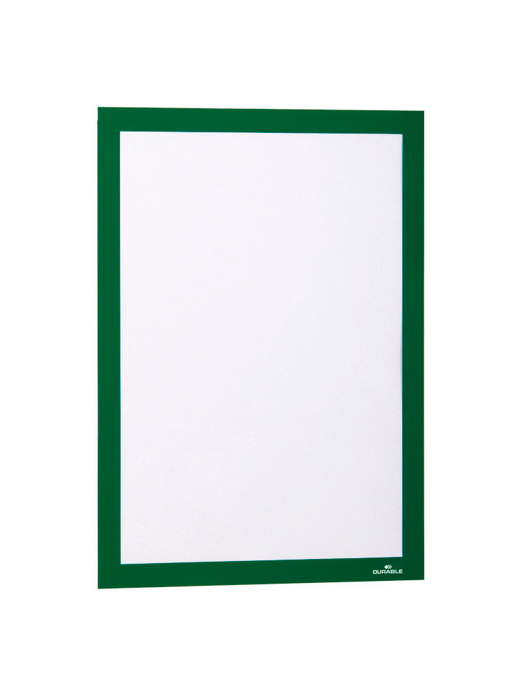 DENIOS Samolepljivi Info Ram DURAFRAME DIN A4 Zeleni 318193W