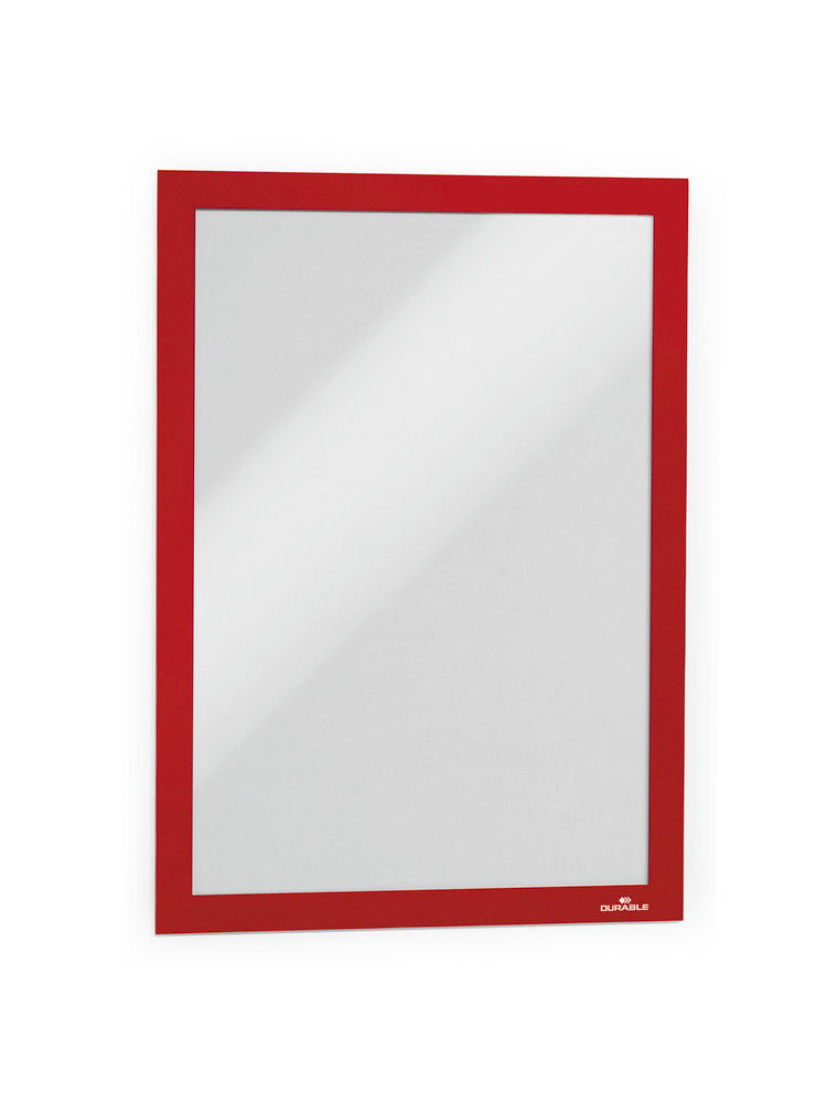 DENIOS Samolepljivi Info Ram DURAFRAME DIN A4 Crveni 318191W