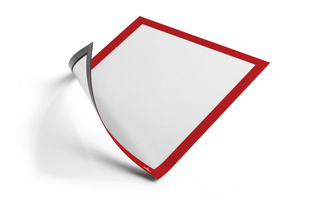 DENIOS Magnetni Info Ram DURAFRAME DIN A4 Crveni 318199W