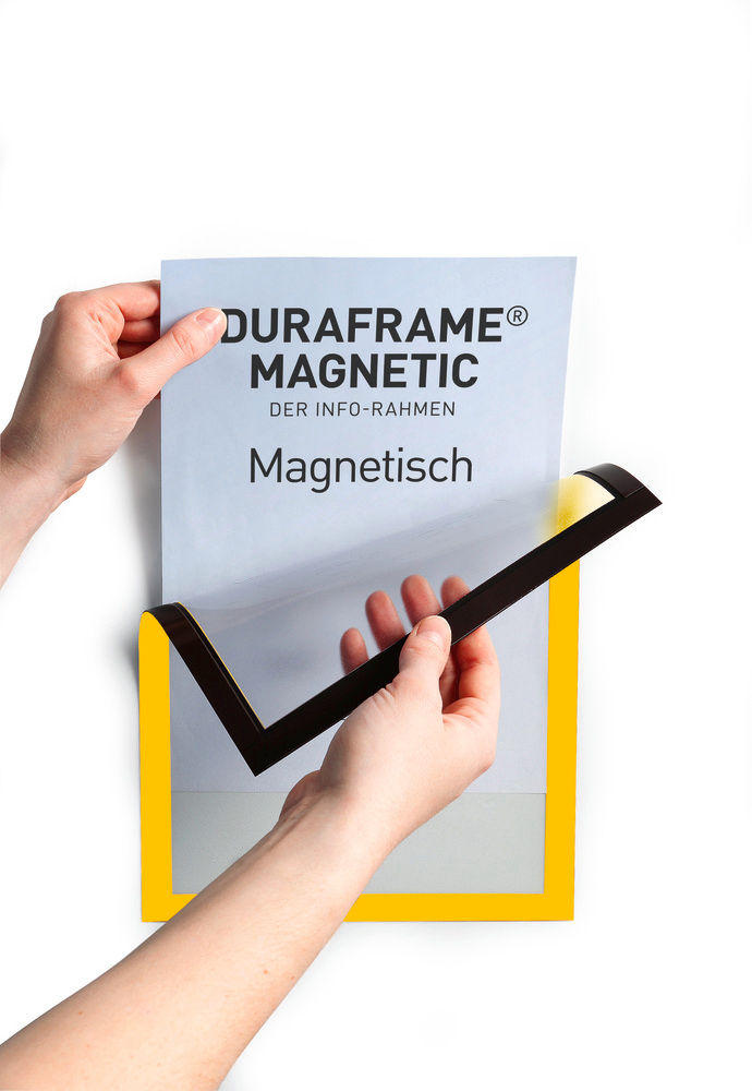DENIOS Magnetni Informacioni Okvir DURAFRAME DIN A4 Žuti 318200W