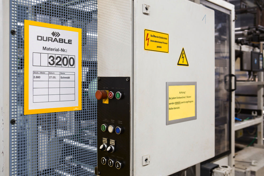DENIOS Magnetni Informacioni Okvir DURAFRAME DIN A4 Žuti 318200W