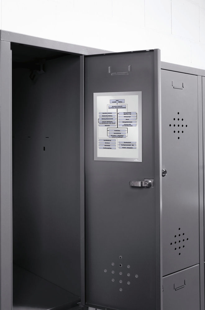 DENIOS Magnetni Info Ram DURAFRAME DIN A4 Srebrni 318204W