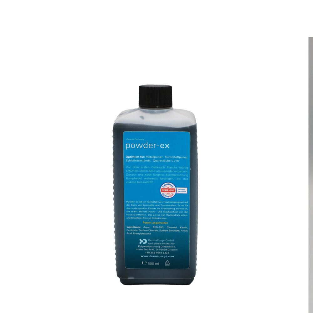 DENIOS Powder-ex Dnevni Čistač Kože Protiv Praškastih Materijala 500 ml Boca za Eurospender