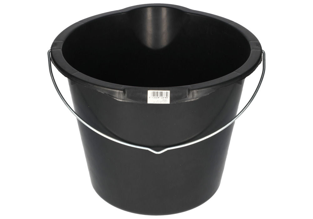 Plastična Kanta od Recikliranog Polietilena 12 l DENIOS 180845W 325 x 225 mm Crna Pakovanje 10 kom
