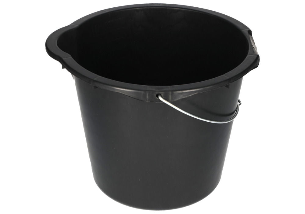 Plastična Kanta od Recikliranog Polietilena 12 l DENIOS 180845W 325 x 225 mm Crna Pakovanje 10 kom