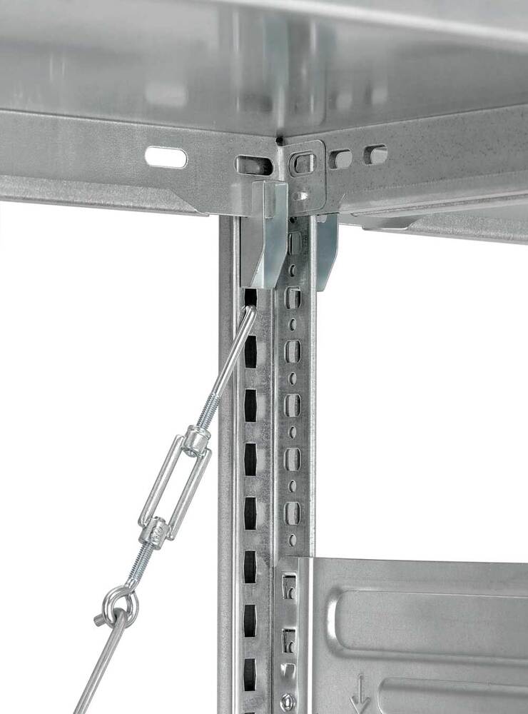 Hofe Osnovni Regal sa 5 Polica 1000 x 300 x 2000 mm Nosivost Police 220