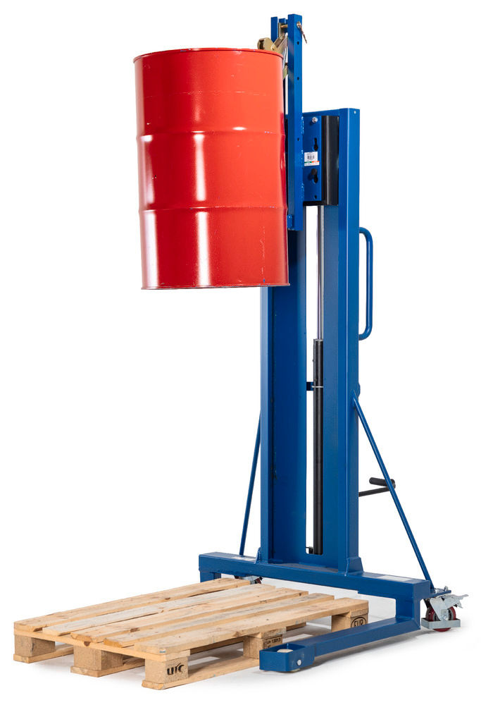 Denios Fassheber Servo FL 16-M F 300 Kg 60-200 L Plavi