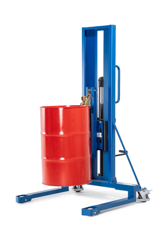 Denios Fassheber Servo FL 16-M F 300 Kg 60-200 L Plavi