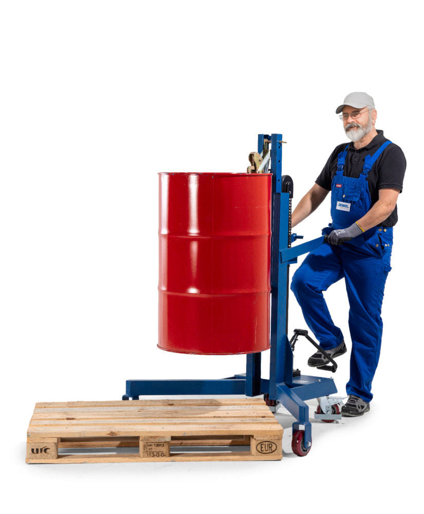 Denios Servo Eco Fassheber 200 L Stahlfässer 350 Kg