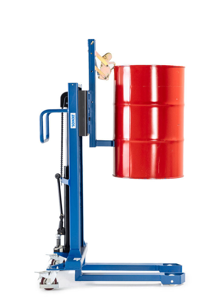 Denios Fassheber Servo FL 8-M 300 Kg 60-200 L Plavi