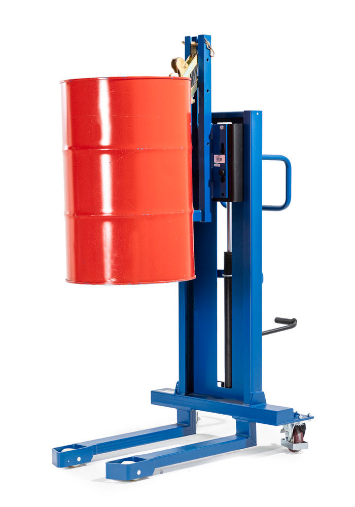 Denios Fassheber Servo FL 8-M 300 Kg 60-200 L Plavi