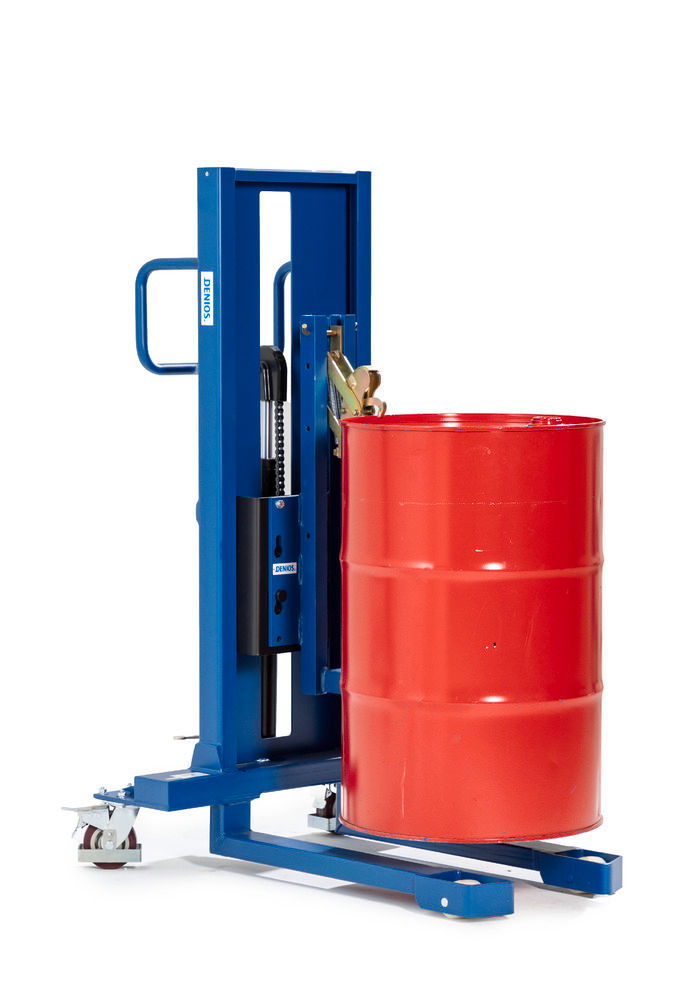 Denios Fassheber Servo FL 8-M 300 Kg 60-200 L Plavi