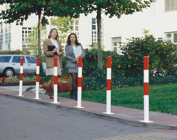 Sklopivi Zaštitni Stub Moravia Čelični Crveno-Beli 1330 mm 248394W