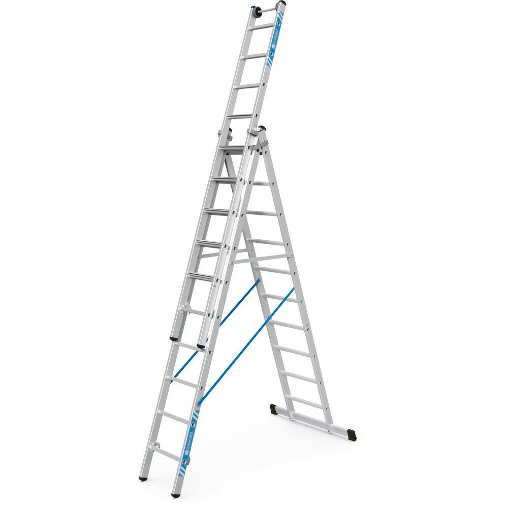 ZARGES Aluminijumske Višenamenske Merdevine 3 x 10 Stepenika 319060W