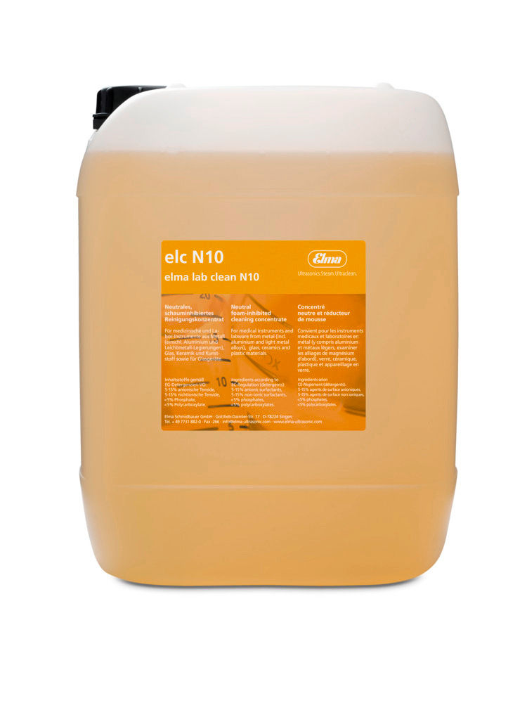 Elma Lab Clean N10 Neutralni Koncentrat za Ultrazvučno Čišćenje 2,5 l