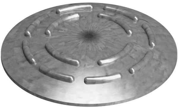 Aluminijumski Marker Ekser DENIOS 320367W Ø 100 mm Srebrni za Umetanje 50 Komada