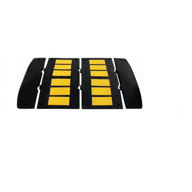 Bodenschwelle Endstück DENIOS 320355W 900 x 250 x 50 mm Schwarz PVC