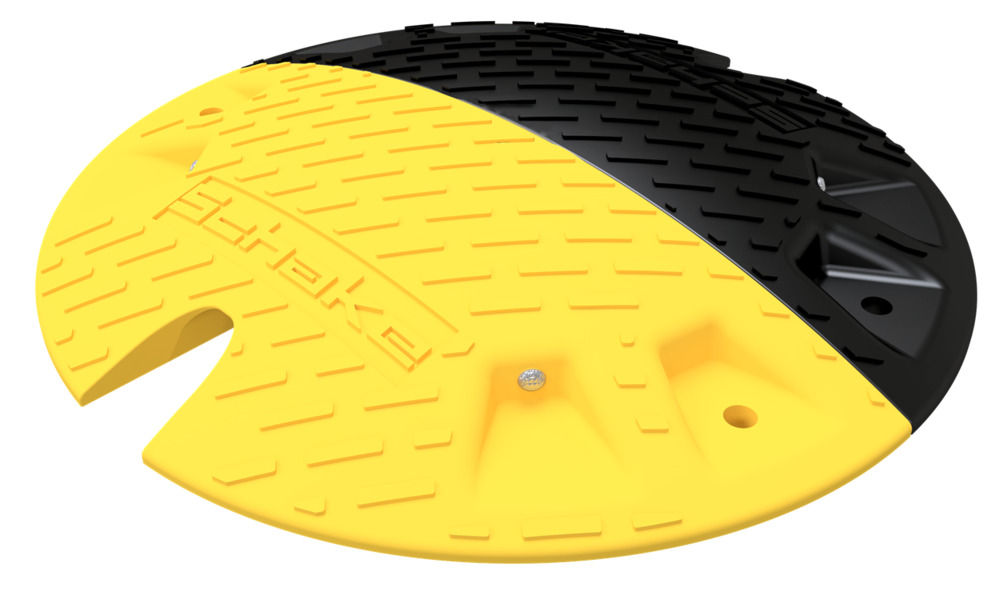 Saobraćajna Prepreka DENIOS 320341W 400 x 215 x 50 mm Crna Reciklirani PVC