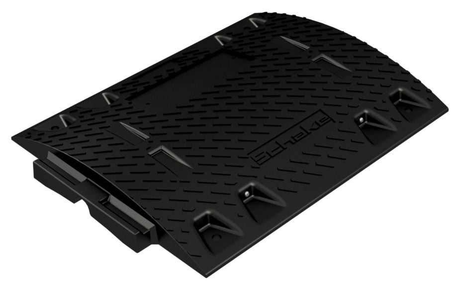 Saobraćajna Prepreka DENIOS 320346W 500 x 400 x 60 mm Crna Reciklirani PVC Središnji Deo