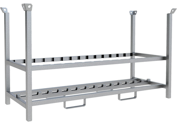 Transportna Paleta za Kablove DENIOS 320396W 2043 x 1204 x 800 mm Srebrna za 15 Mostova
